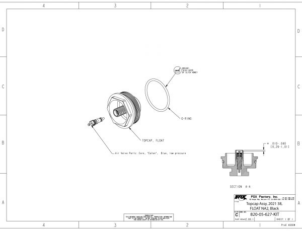 Tornillo de Titanio para Guardabarros Fox 36/38, 2021-2022 36 mm 38 mm