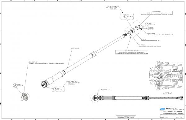 2019 32 29 130mm 820-18-098-KIT Grip Fox Shox Cartridge Assembly