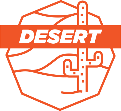 Desert badge